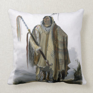 Coussin Pehriska-Ruhpa, un Minatarre ou Indien