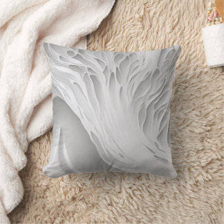Coussin Peigne blanche