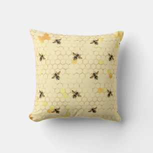 Coussin Peigne et abeilles