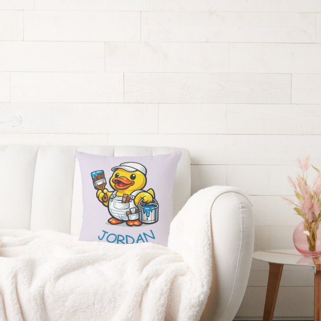 Coussin Peintre Canard en Caoutchouc (Canapé)