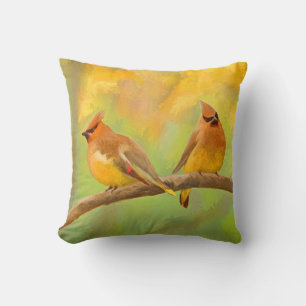Coussin Peinture à cire de cèdre - jolie art original ch
