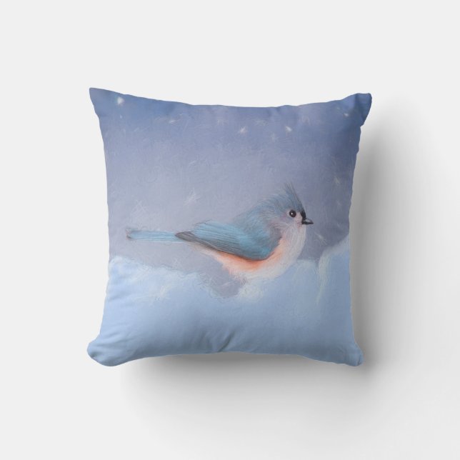 Coussin Peinture à la souris - Joli art original pour chie (Recto)