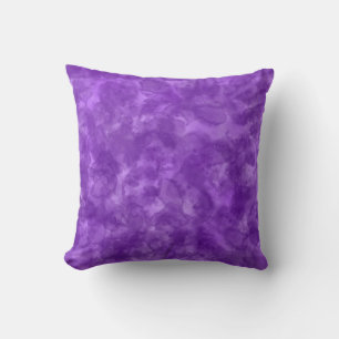 Coussin Peinture à l'aquarelle violette