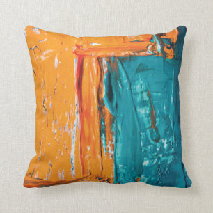 Coussin Peinture à l'huile Design artistique abstrait