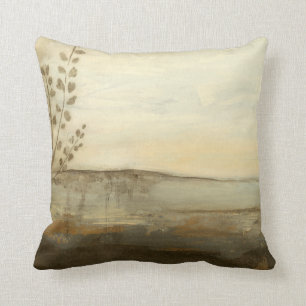 Coussin Peinture à l'huile moderne de paysage de coucher