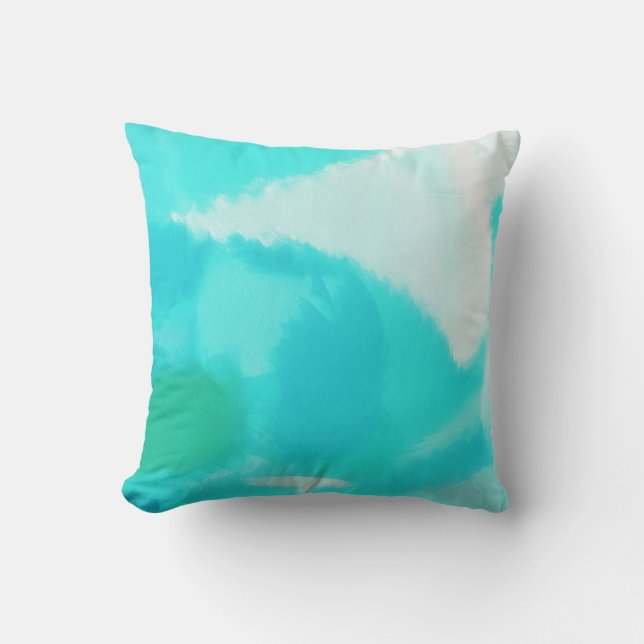Coussin Peinture Abstraite | Art Abstrait 24 (Recto)
