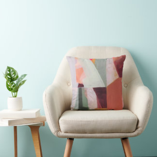Coussin Peinture Abstraite Colorée Art Original