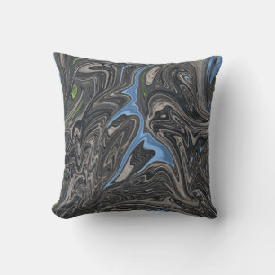 Coussin Peinture Abstraite fluviale Meilleur paysage abs