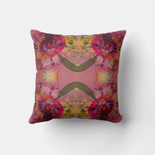 Coussin Peinture abstraite magnifique à l'aquarelle et à l