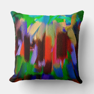 Coussin Peinture Abstraite moderne Brush Stroke #3