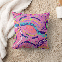 Peinture abstraite Pink Flow State