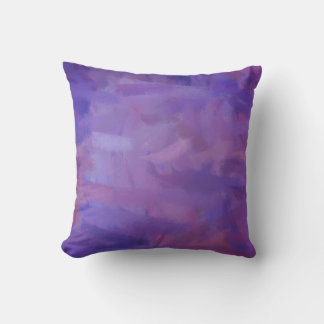 Coussin Peinture Abstraite Violette 5