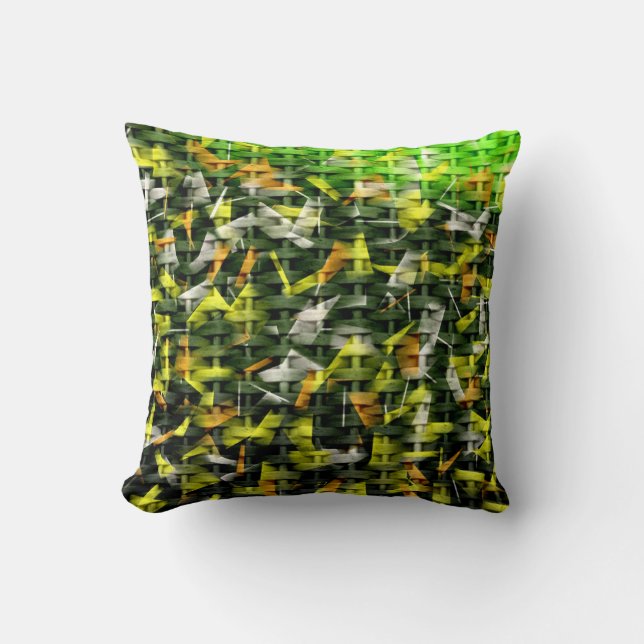 Coussin Peinture acrylique Abstraite (Recto)