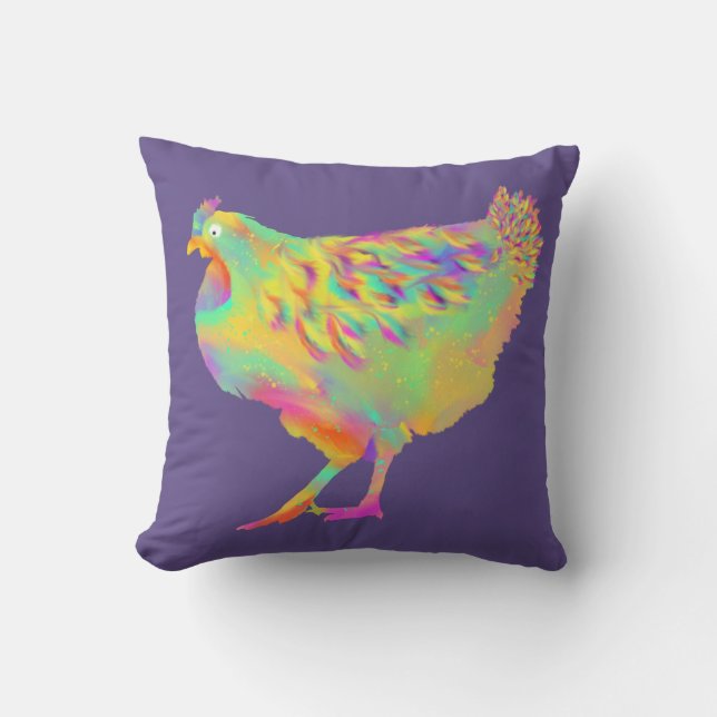 Coussin Peinture artistique d'animaux de ferme mignons de  (Recto)