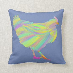 Coussin Peinture artistique d'animaux de ferme mignons de 