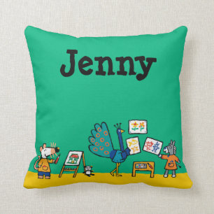 Coussin Peinture avec Maisy !
