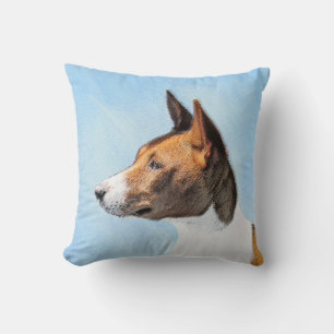 Coussin Peinture Basenji - Belle Art Original