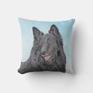 Coussin Peinture belge Sheepdog - Cute Original Chien Art