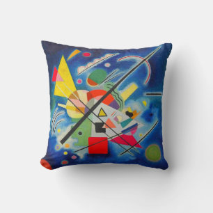 Coussin Peinture bleue de Kandinsky