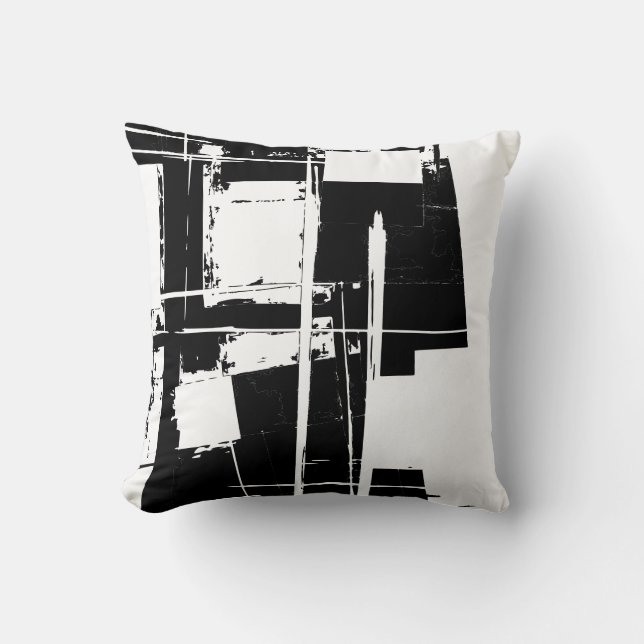 Coussin Peinture brute abstraite (Recto)