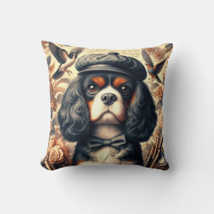 Coussin Peinture Cavalier King Charles Spaniel