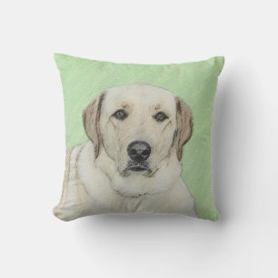 Coussin Peinture de balles de tennis et de retrieur du Lab