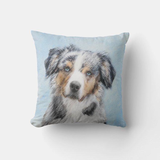 Coussin Peinture de berger américaine miniature - L'art du (Recto)