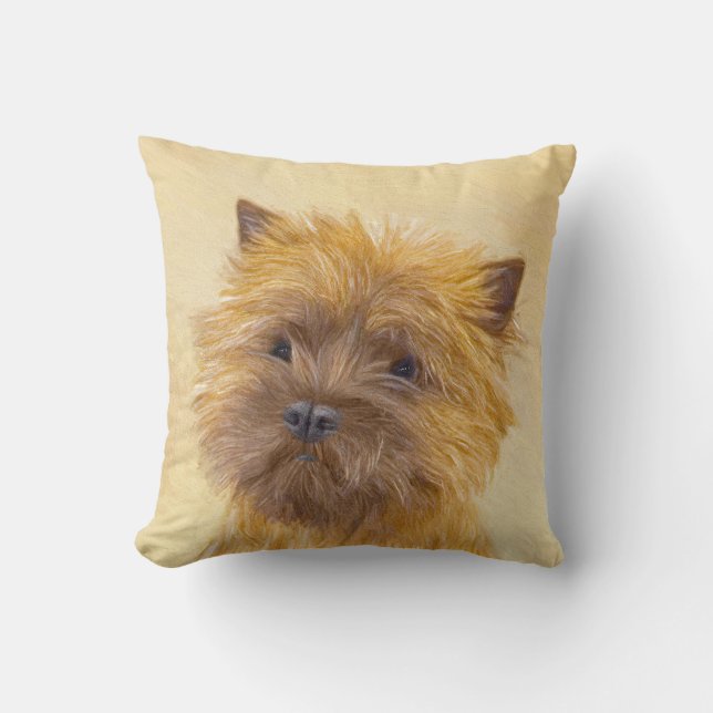 Coussin Peinture de Cairn Terrier - Cute Original Chien Ar (Recto)