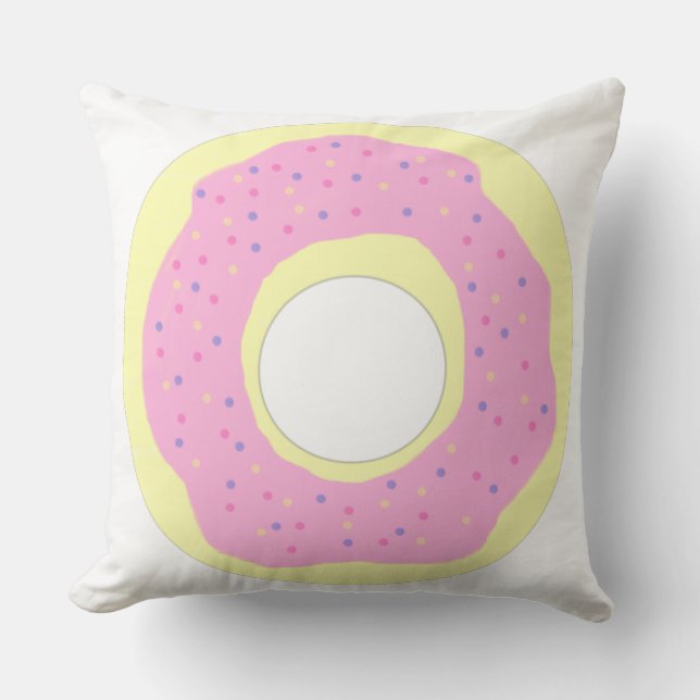 Coussin peinture de donut (Recto)