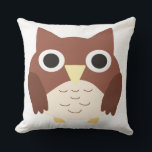 Coussin peinture de hibou<br><div class="desc">beau art</div>