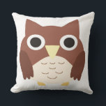 Coussin peinture de hibou<br><div class="desc">beau art</div>