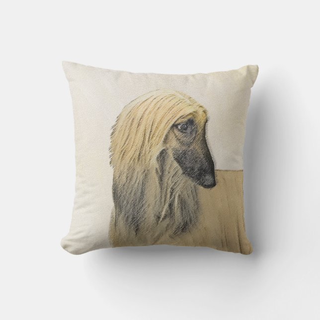 Coussin Peinture de la hache afghane - jolie art original  (Recto)
