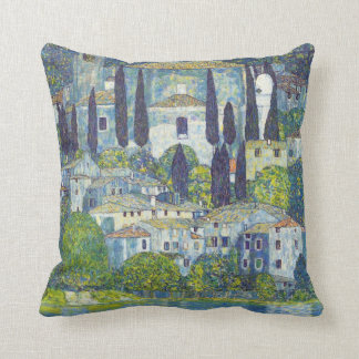 Coussin Peinture de la ville de Klimt