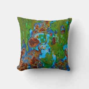 Coussin Peinture de peinture en métal rustique Grunge phot
