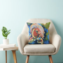 Peinture de poisson Koï / Poisson rayé - Décoratio