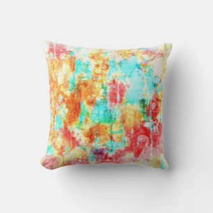 Coussin Peinture de printemps abstraite Cool