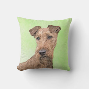 Coussin Peinture de Terrier Irlandais - Drôle d'Art Origin