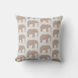 Coussin Peinture d'éléphant Safari Motif Jeu d'oreiller