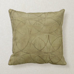 Coussin Peinture des cercles liés par Jennifer Goldberger