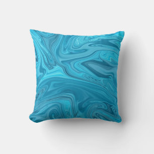 Coussin Peinture des vagues bleues  Meilleure peinture abs