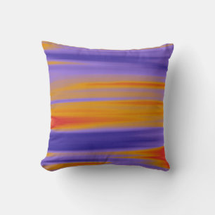 Coussin Peinture en arc-en-ciel Art Design Abstrait