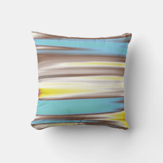 Coussin Peinture en arc-en-ciel Art Design Abstrait