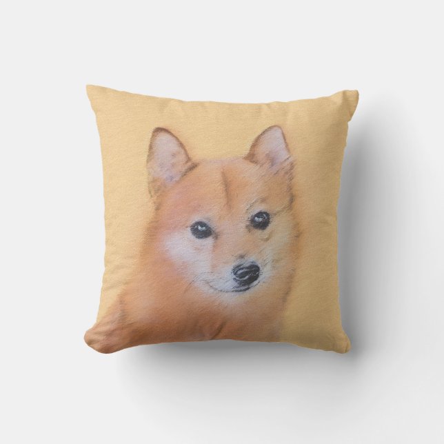 Coussin Peinture finlandaise Spitz - Jote Original Chien A (Recto)