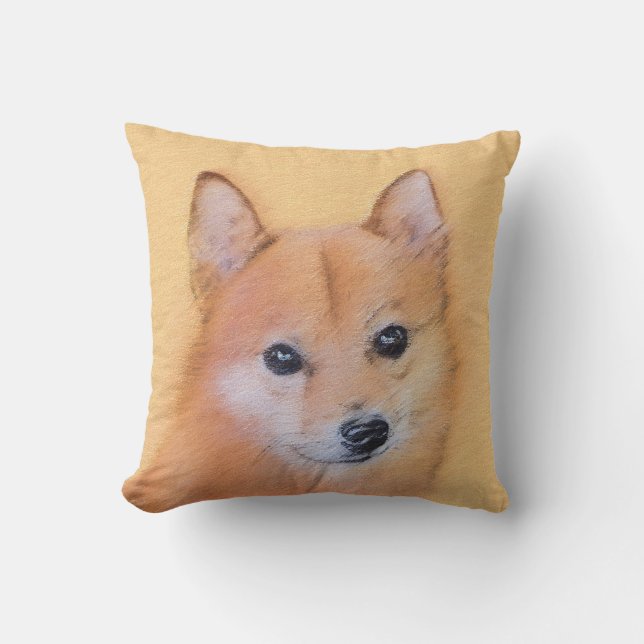Coussin Peinture finlandaise Spitz - Jote Original Chien A (Recto)