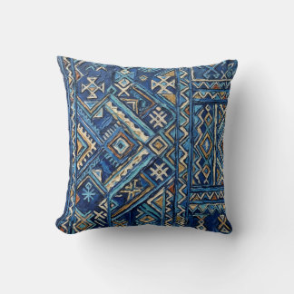 Coussin Peinture géométrique africaine Imprimée sur Impast