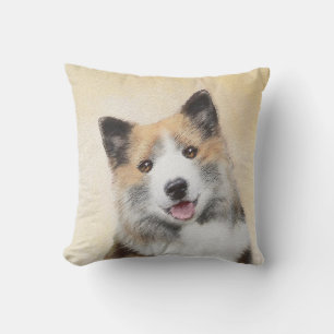 Coussin Peinture islandaise pour chien de mer - Art origin