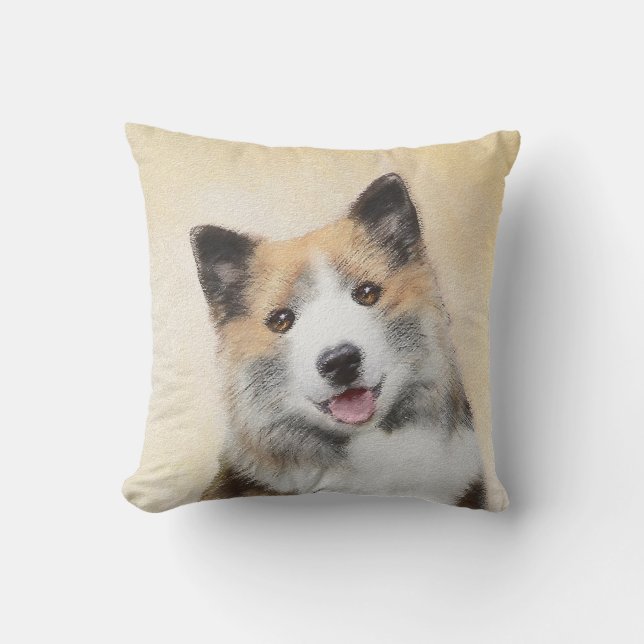 Coussin Peinture islandaise pour chien de mer - Art origin (Recto)