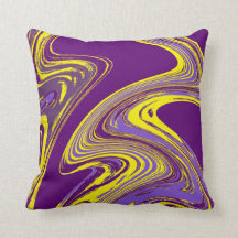 Peinture liquide pourpre et jaune