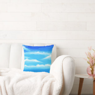 Coussin Peinture majestueuse du ciel bleu