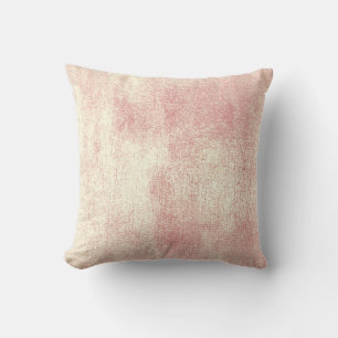 Coussin Peinture minimale rose rose pâle Pastel Blush